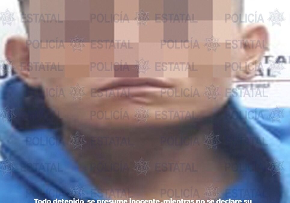 Policías estatales detienen a dos hombres por el presunto delito de robo