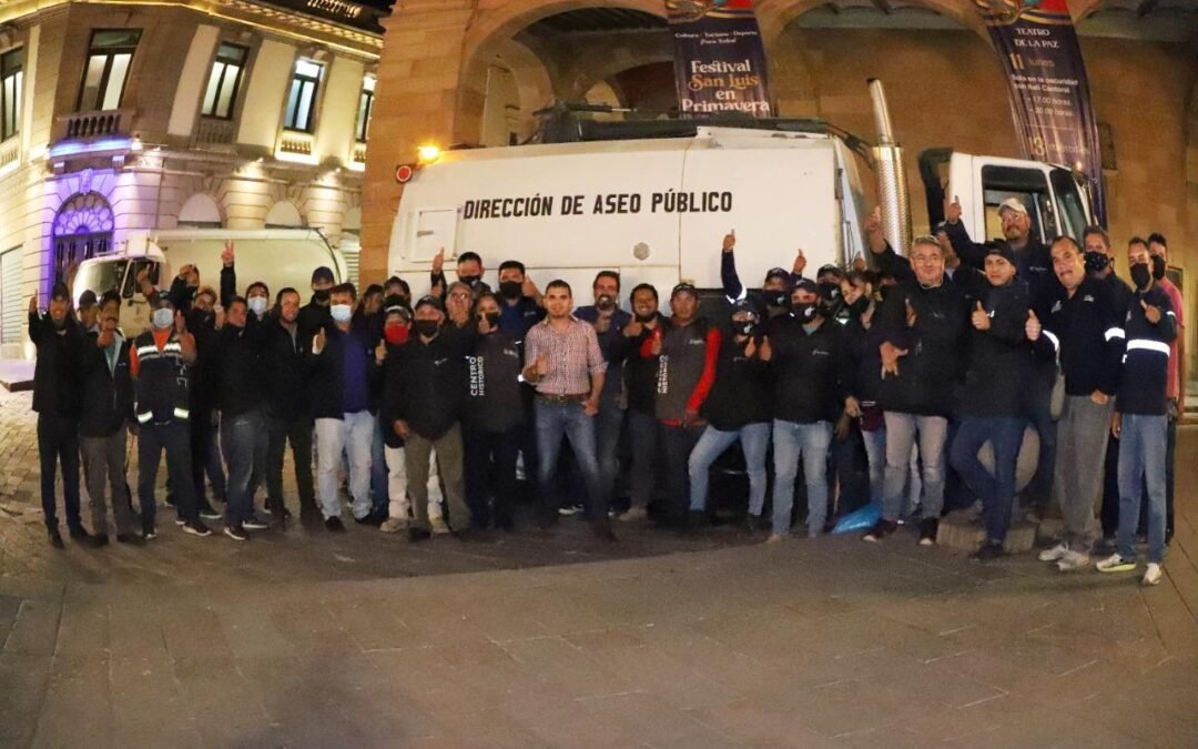 Direcciones del Municipio realizan acciones de limpieza en el Centro Histórico