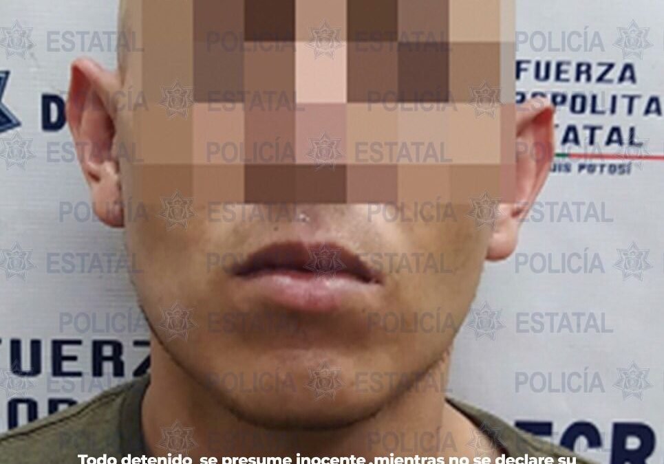Por intentar robar el catalizador de un vehículo, policías estatales detienen a presunto responsable del hecho