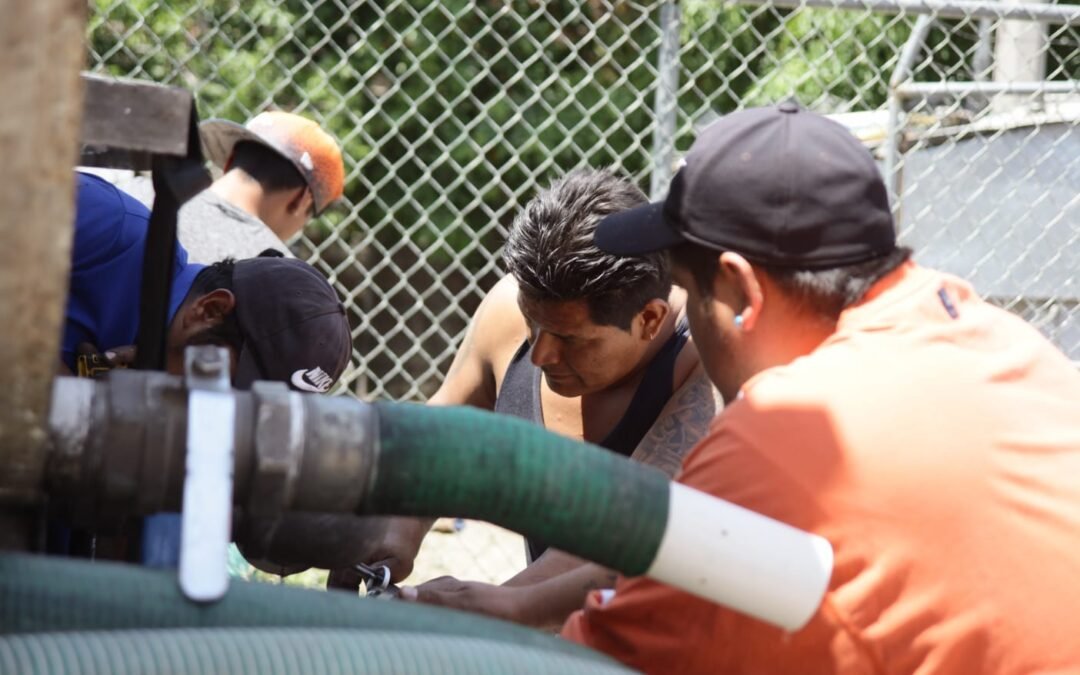 Mantiene interapas inyección de agua a la red, como parte del plan emergente de distribución