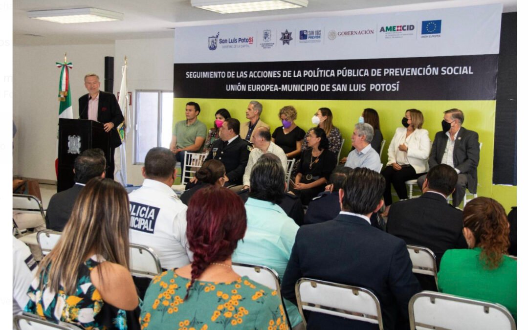 SSPC da seguimiento a acciones de prevención social en conjunto con la Unión Europea