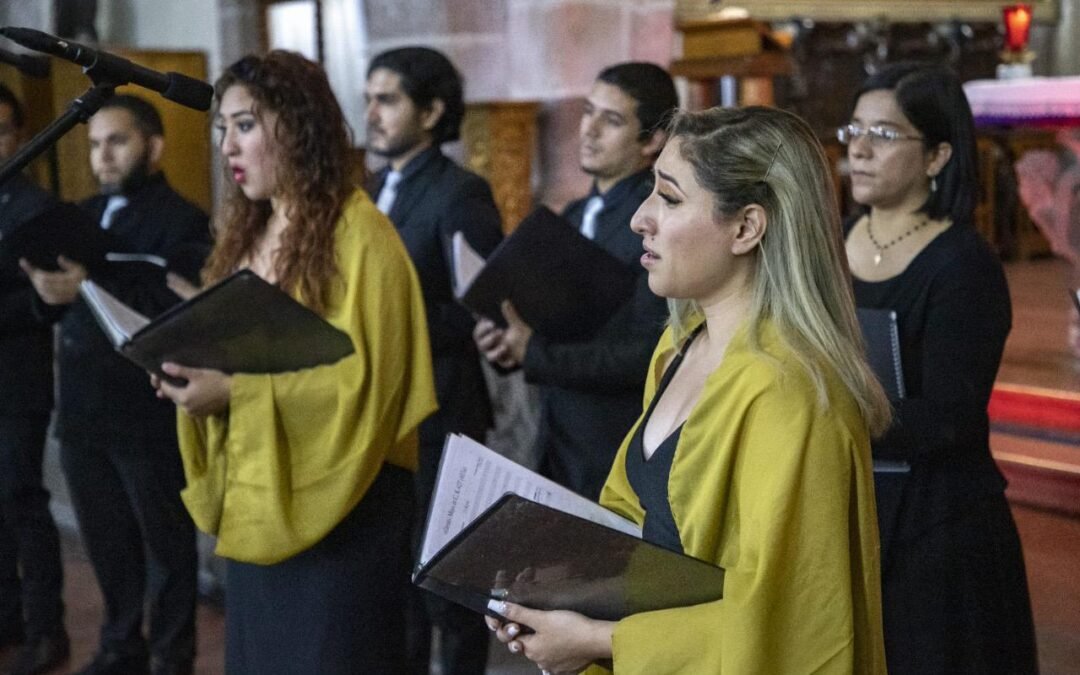 La música sacra de Vita Voce lució en el templo de San Francisco