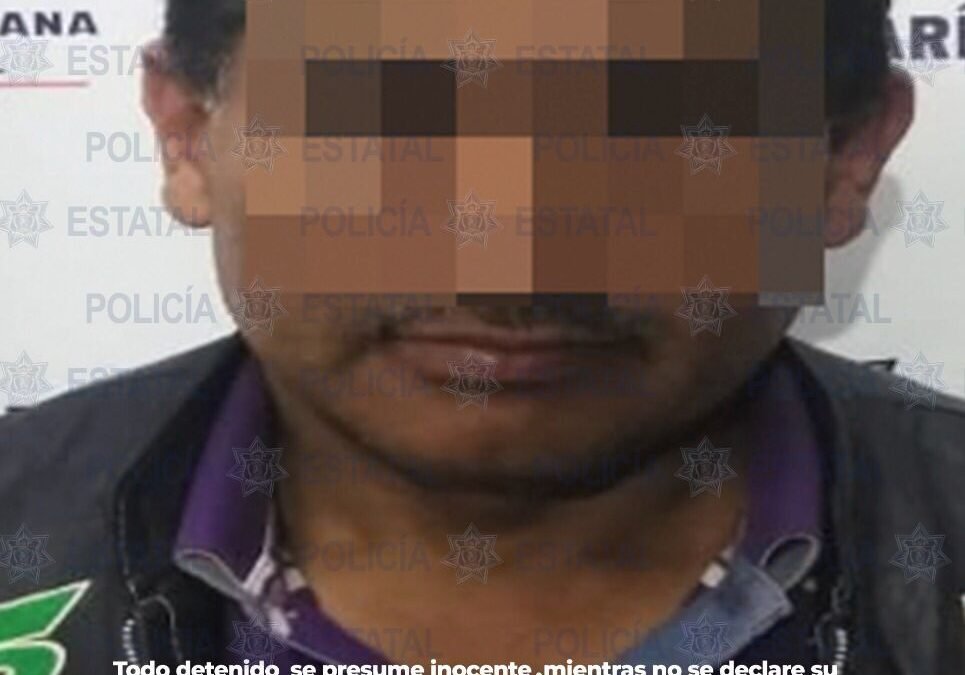 Policías estatales detienen a hombre por presuntamente violentar a su esposa