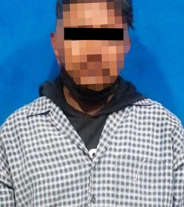 Por robo de infraestructura pública, Guardia Municipal detiene a una persona