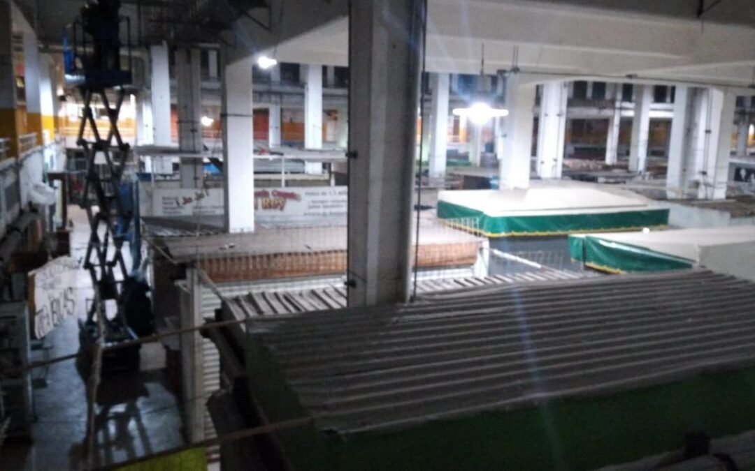 El Gobierno de la Capital iluminó el Mercado Hidalgo con la más alta tecnología