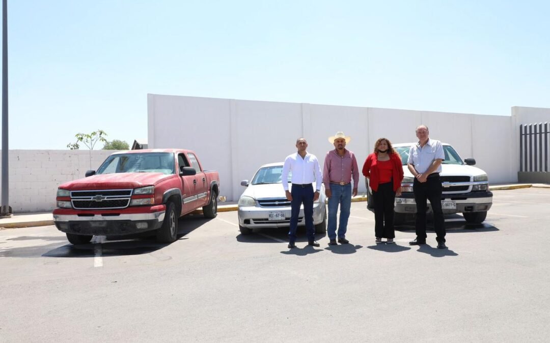 GOBIERNO DEL ESTADO APOYA A 6 MUNICIPIOS MÁS CON CARROS VIEJOS