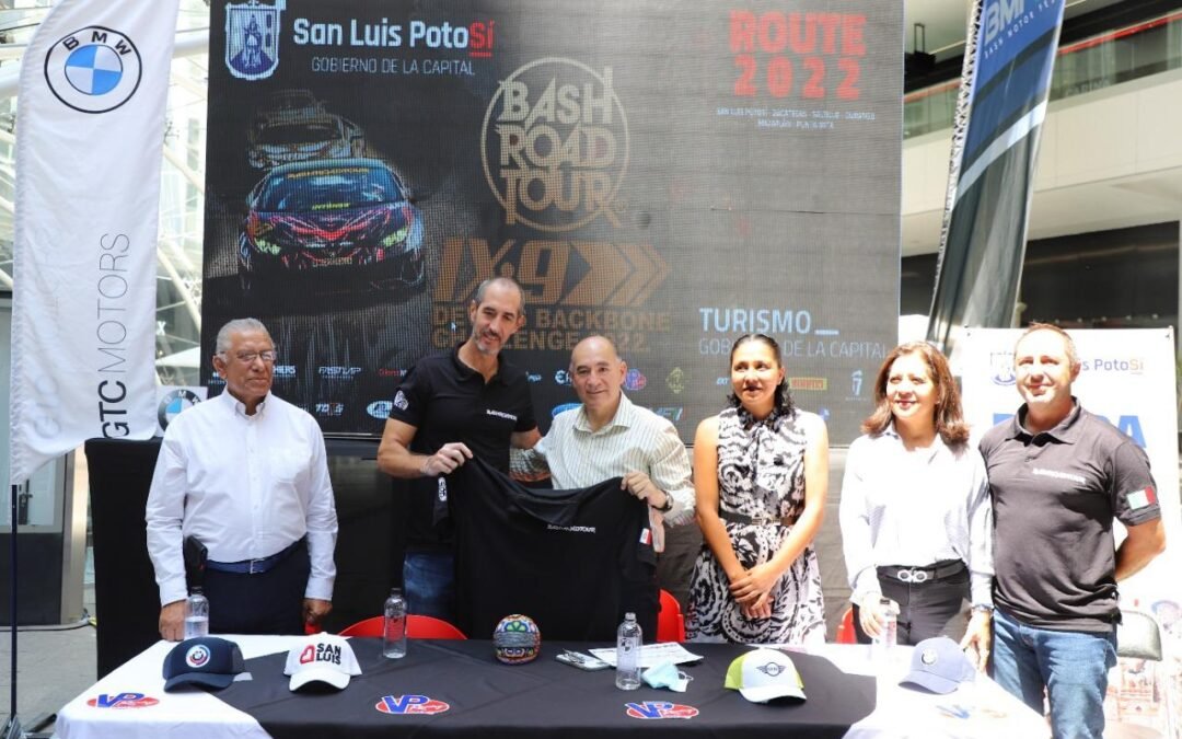 El alcalde Enrique Galindo presenta el “Bash Road Tour”, que atraerá a más de 15 mil turistas a San Luis Potosí