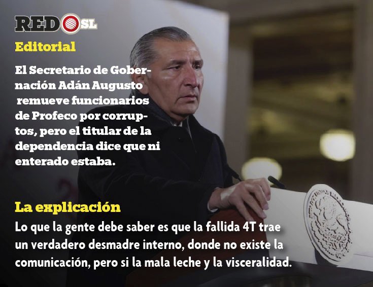 El Secretario de Gobernación remueve funcionarios de Profeco