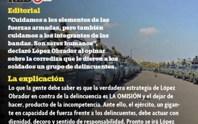 “Cuidamos a los elementos de las fuerzas armadas, pero también cuidamos a los integrantes de las bandas. Son seres humanos”