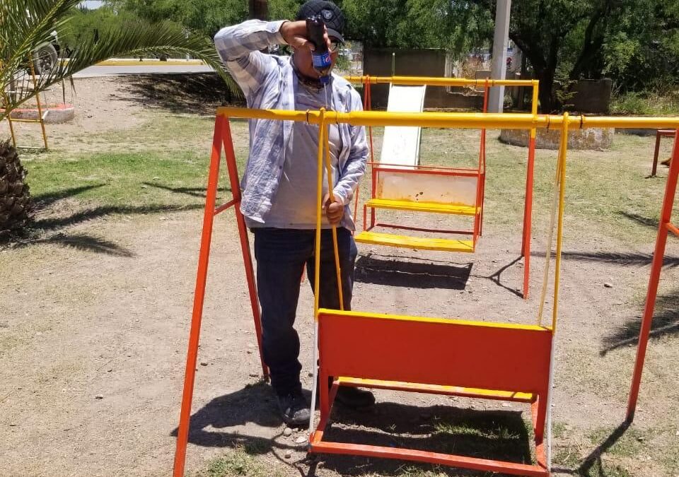 Regeneran parques y jardines en la delegación de Bocas