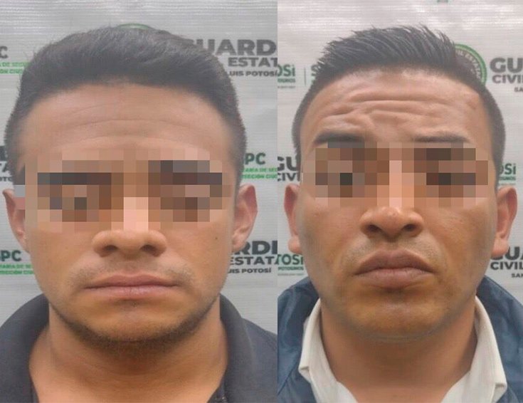 Guardia Civil Estatal detienen a hombres con una arma de fuego y droga en la colonia Villas del Sol