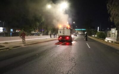 Servicios Municipales pintó y rehabilitó la avenida Salvador Nava Martínez