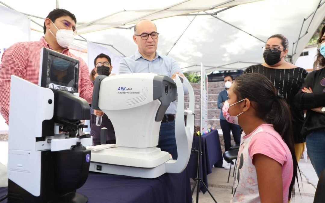 Alcalde Enrique Galindo dio inicio al programa “Sí por mi salud visual” del DIF Municipal