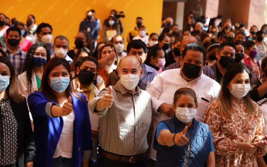 Alcalde Enrique Galindo toma protestaComités de Prevención y Seguridad Escolar