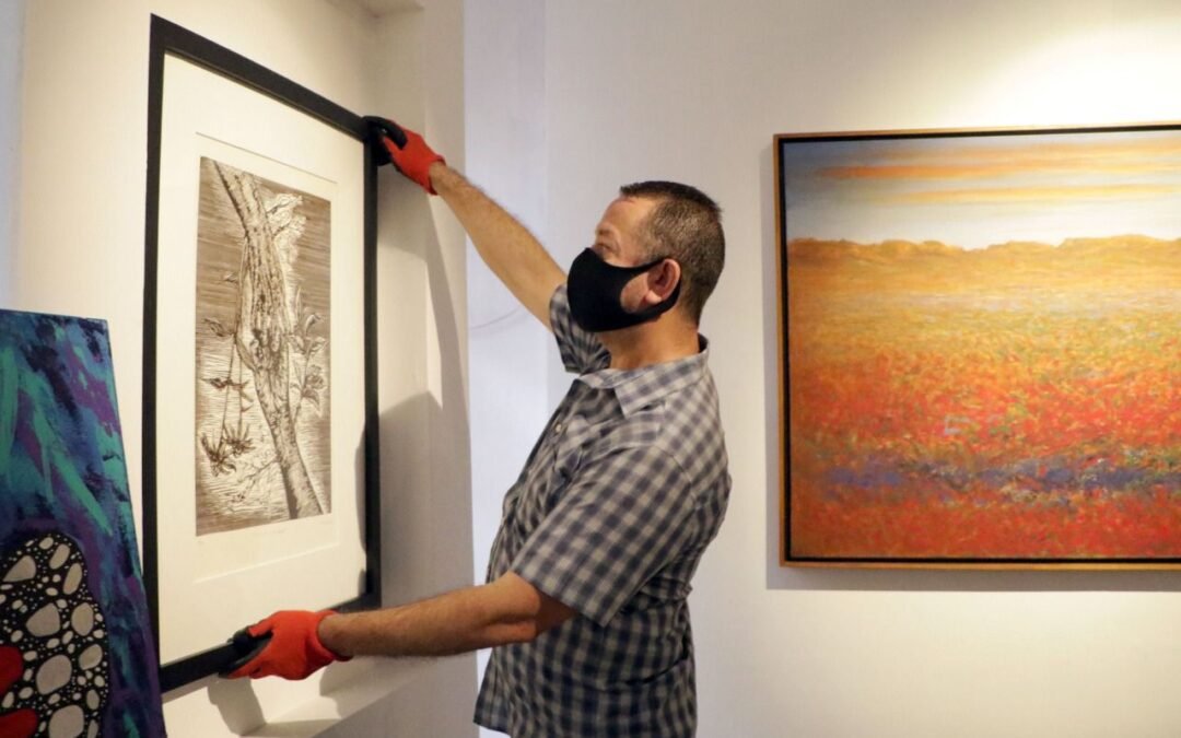 Se prepara Palacio Municipal para inaugurar la colectiva plástica de 24 artistas potosinos: “Creación en contingencia”