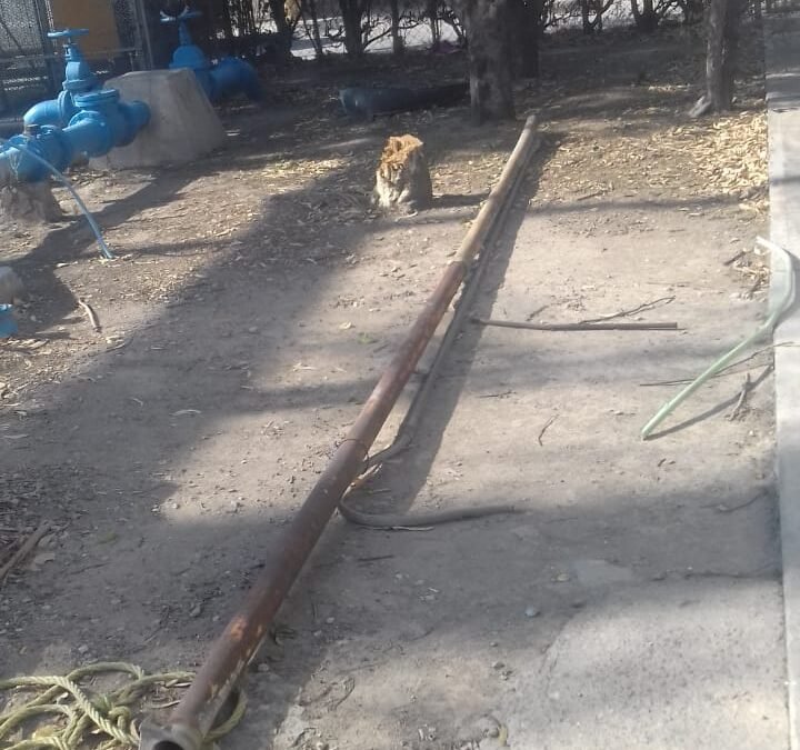 ROBOS EN POZOS DE INTERAPAS PROVOCAN DESABASTO DE AGUA POTABLE