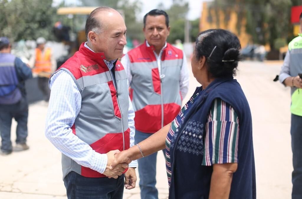 Obras del Gobierno de la Capital en Vialidades PotoSÍnas avanzan con la calidad y plazos establecidos