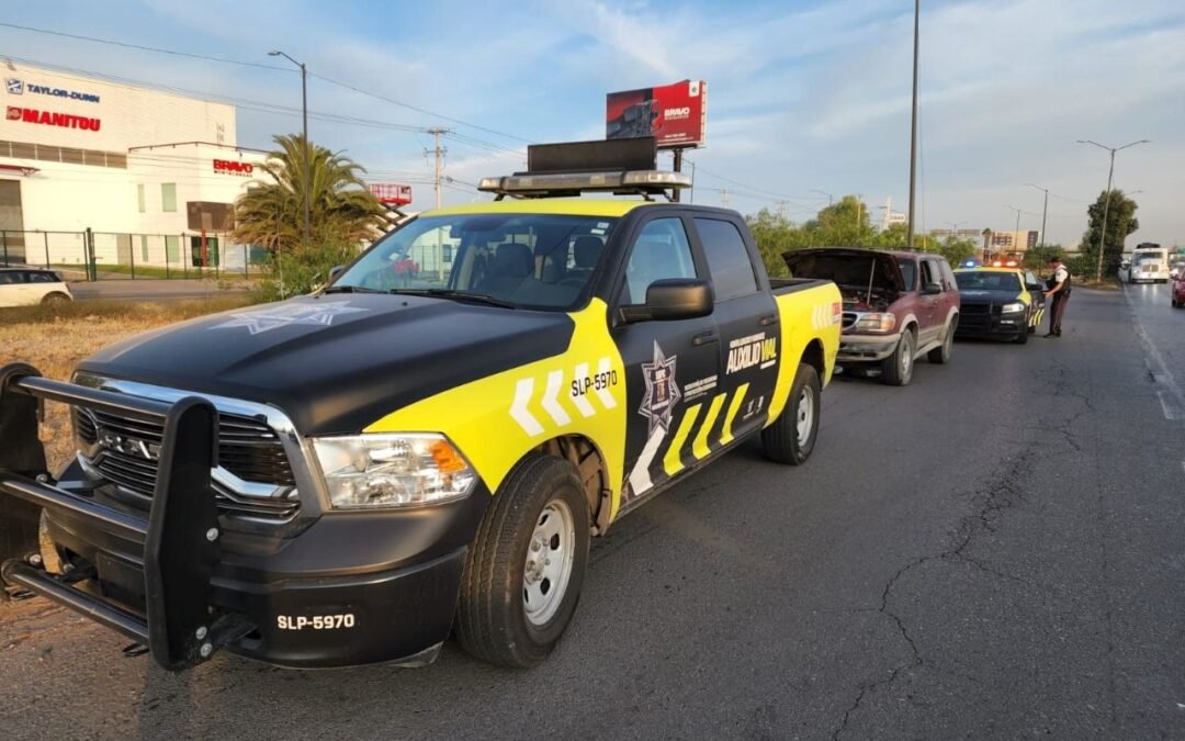 En una semana, Policía Vial brindó más de 91 asistencias viales a automovilistas