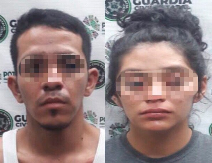 Detienen a presuntos ladrones de casa habitación en Himno Nacional