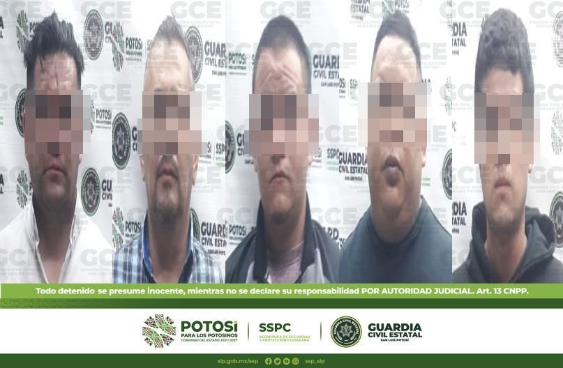 GUARDIA CIVIL ESTATAL DETIENE A PRESUNTA CÉLULA CRIMINAL POR ATAQUE PELIGROSO; LLEVABAN  ARMAS DE FUEGO Y DROGA