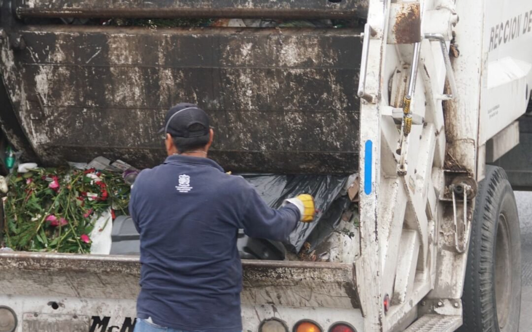 Ayuntamiento de San Luis Potosí recolectó 228 toneladas de residuos la semana anterior