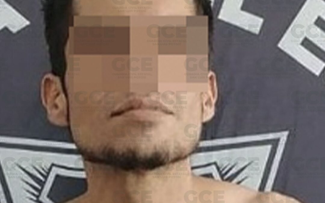 OFICIALES DE LA GUARDIA CIVIL ESTATAL DETIENEN A PRESUNTO POR AGREDIR A SU MADRE