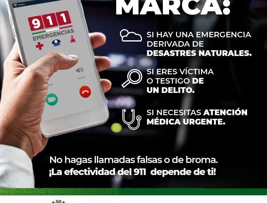 SECRETARÍA DE SEGURIDAD ESTATAL EXHORTA AL USO RESPONSABLE DE LOS NÚMEROS DE EMERGENCIA