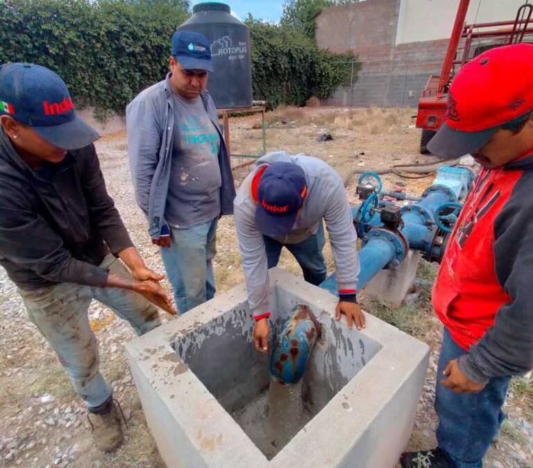 REPARA INTERAPAS POZO QUE ABASTECE A PUERTA REAL EN SOLEDAD DE GRACIANO SÁNCHEZ
