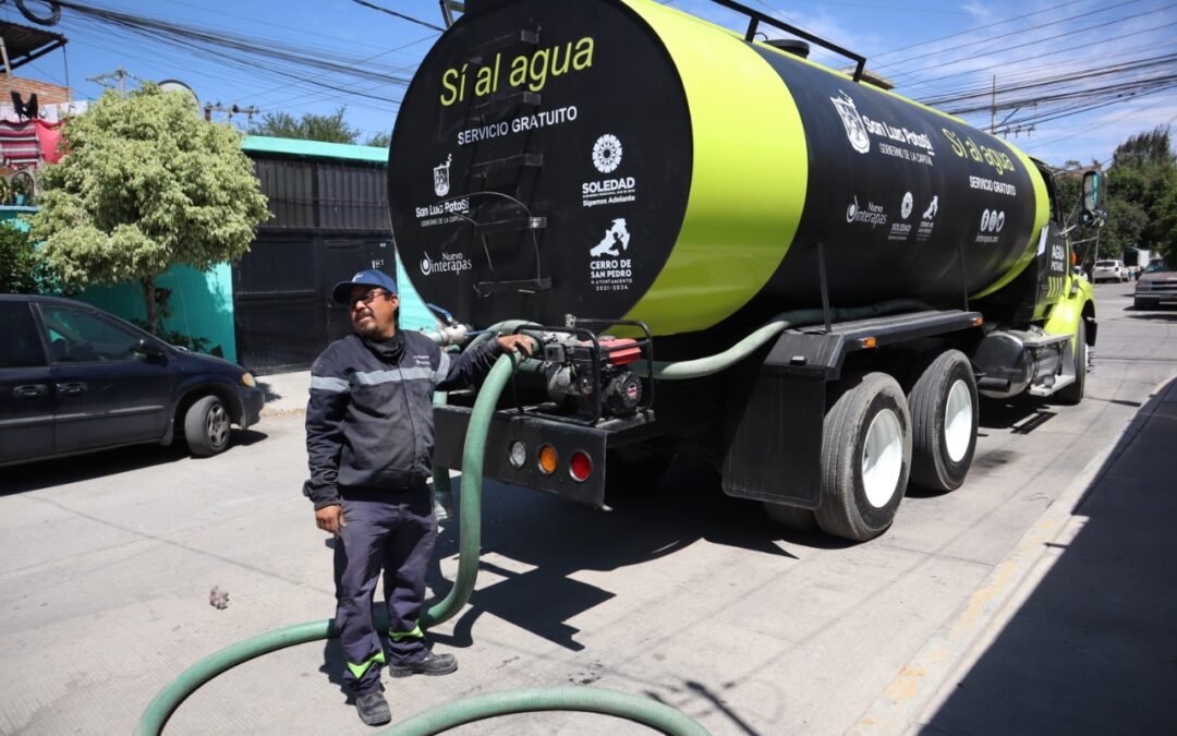 REFUERZA INTERAPAS ENTREGA DE AGUA POTABLE TRAS FALLA DE EL REALITO