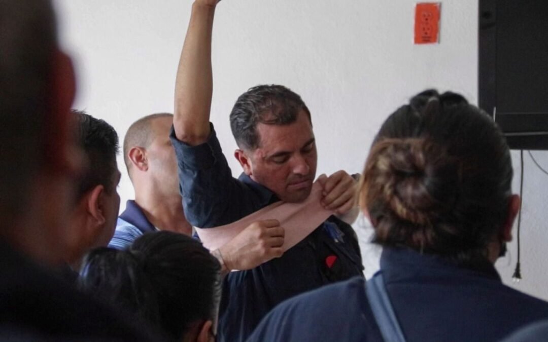 Policía Municipal recibe capacitación en Medicina Táctica