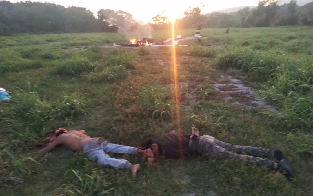 FUERTE VIOLENCIA EN TAMASOPO REGISTRAN DECESO DE CUATRO PERSONAS Y HELICÓPTERO INCENCIADO