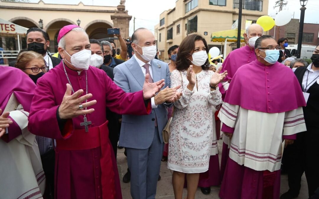“Arzobispo Jorge Alberto Cavazos Arizpe trae esperanza al pueblo de San Luis”: Presidenta del DIF Municipal, Estela Arriaga
