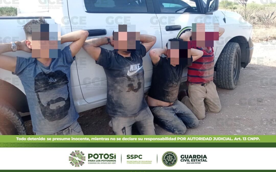 GUARDIA CIVIL ESTATAL DESARTICULA CÉLULA CRIMINAL EN VILLA DE REYES