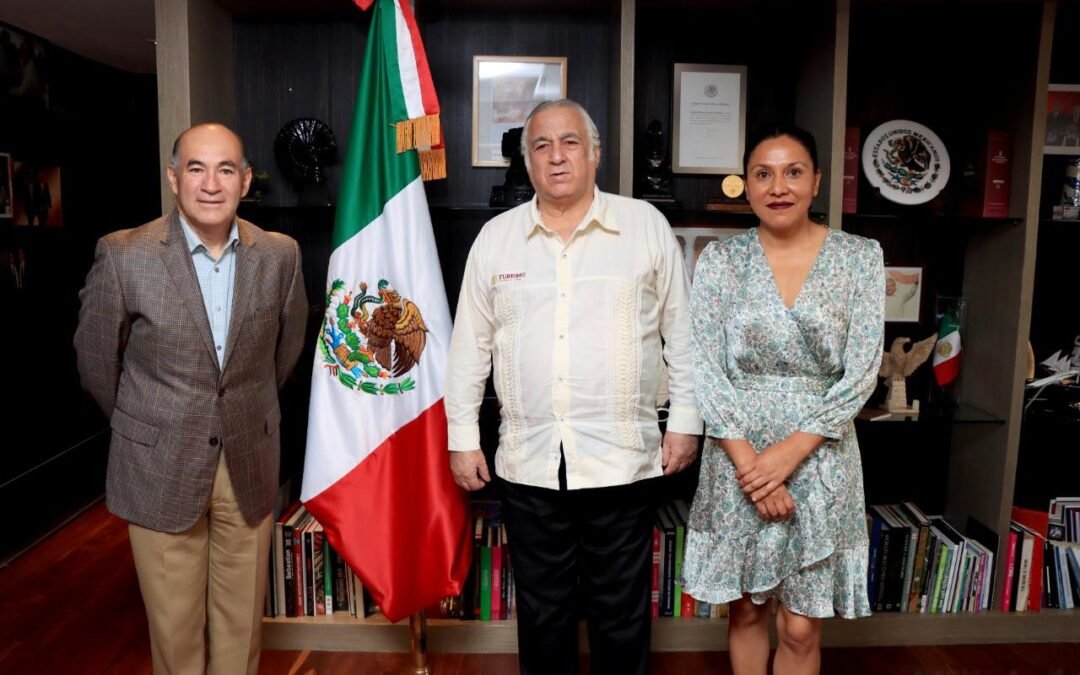 Alcalde Enrique Galindo se reúne con el secretario de Turismo, Miguel Torruco