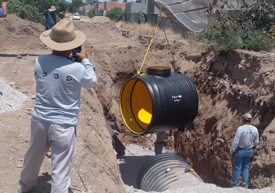 COLECTOR EN “LOS SILOS” YA TIENE UN AVANCE DEL 50 POR CIENTO