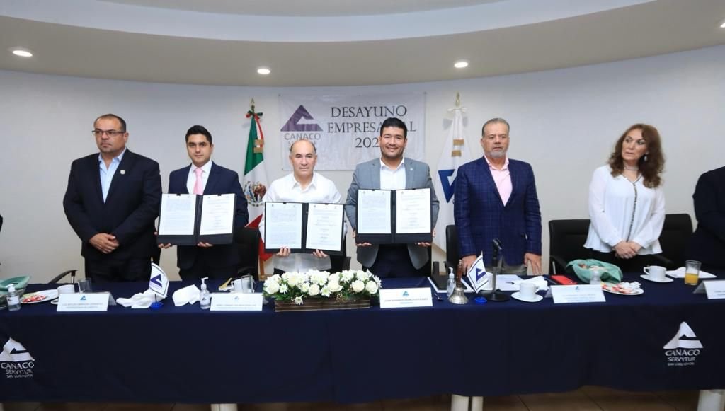 Gobierno de la Capital pacta estrategia para fortalecer la actividad comercial de los socios Canaco