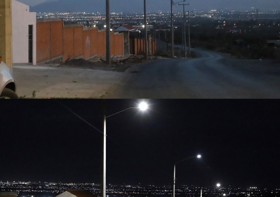 Gobierno de la Capital iluminó el camino de acceso a la comunidad El Panalillo