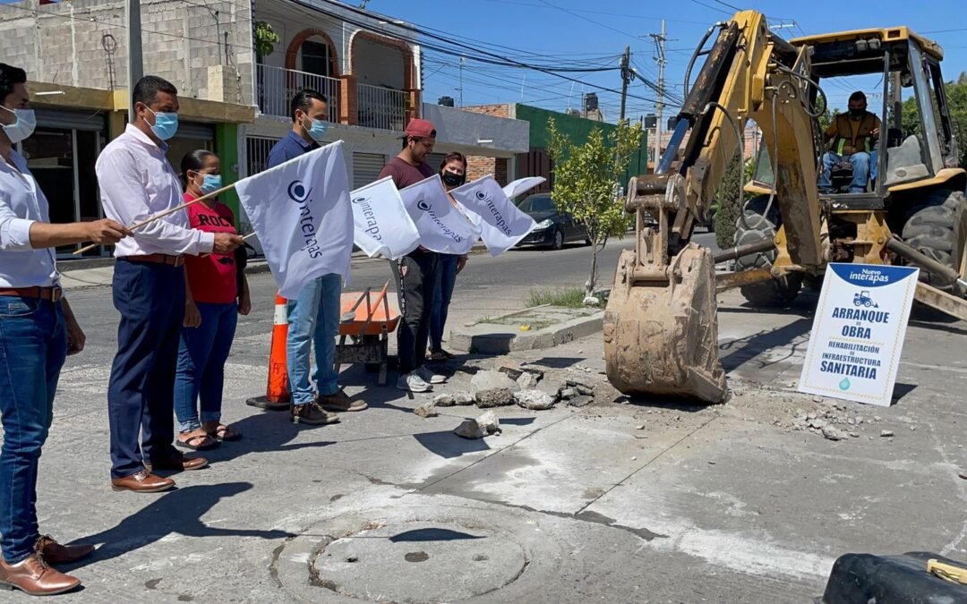 ARRANCA INTERAPAS OBRA DE INFRAESTRUCTURA SANITARIA EN SOLEDAD DE GRACIANO SÁNCHEZ