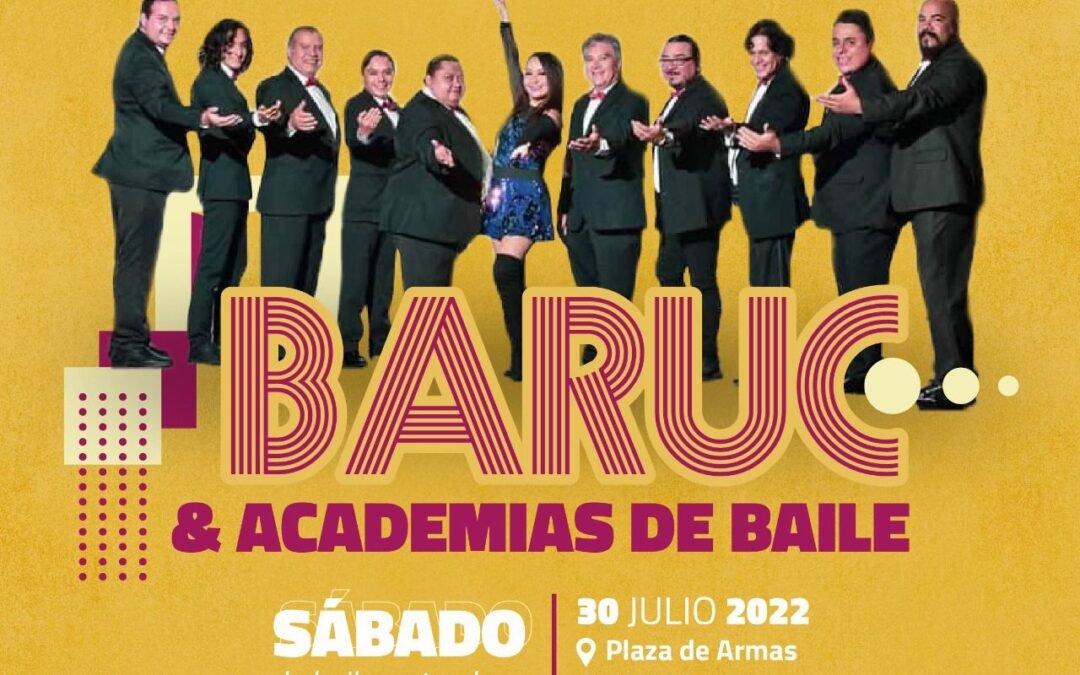 Grupo BARUC ambientará este “Sábado de Baile y Ritmos en tu Plaza”