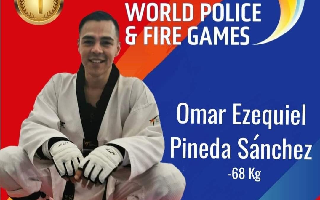 POLICÍA DE LA GUARDIA CIVIL LOGRA MEDALLA DE ORO EN COMPETENCIA INTERNACIONAL DE TAEKWONDO