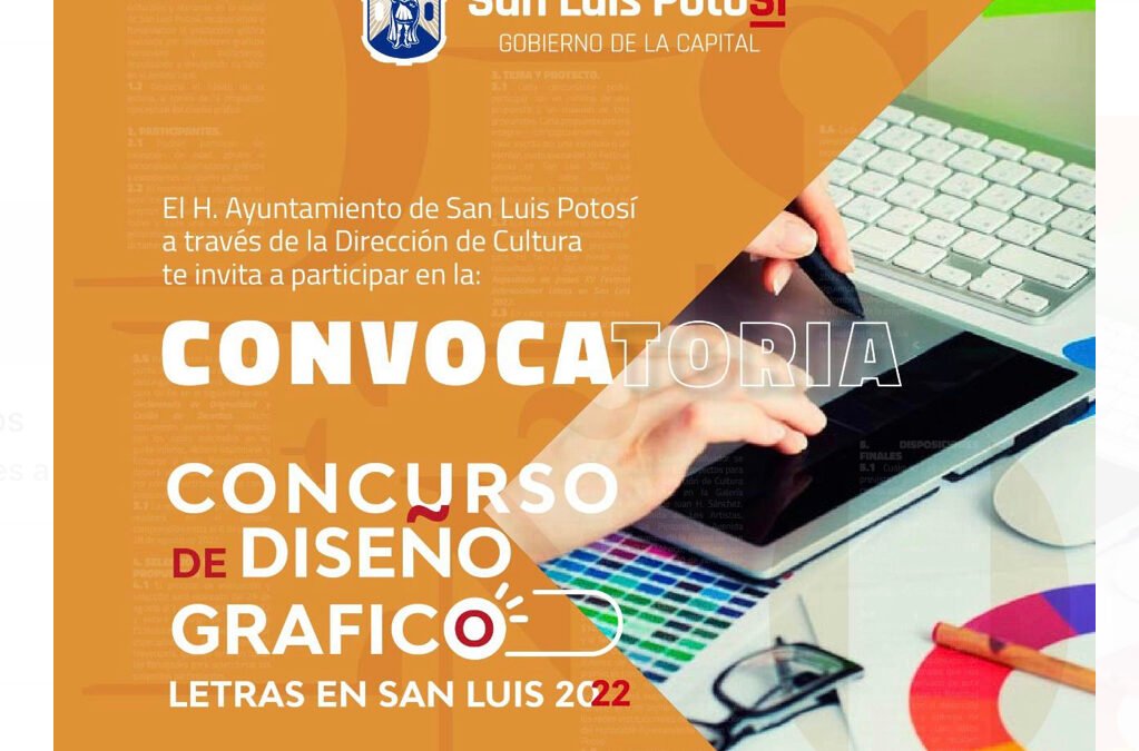 Amplía Cultura Municipal plazo para presentar trabajos de diseño gráfico sobre frases de escritores que participan en el XV Festival Internacional Letras en San Luis