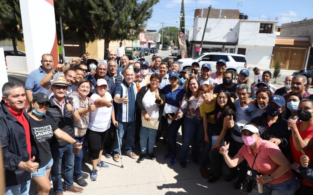 Con esfuerzos conjuntos entre Ayuntamiento y vecinos, el Domingo de Pilas mejora el fraccionamiento San Leonel