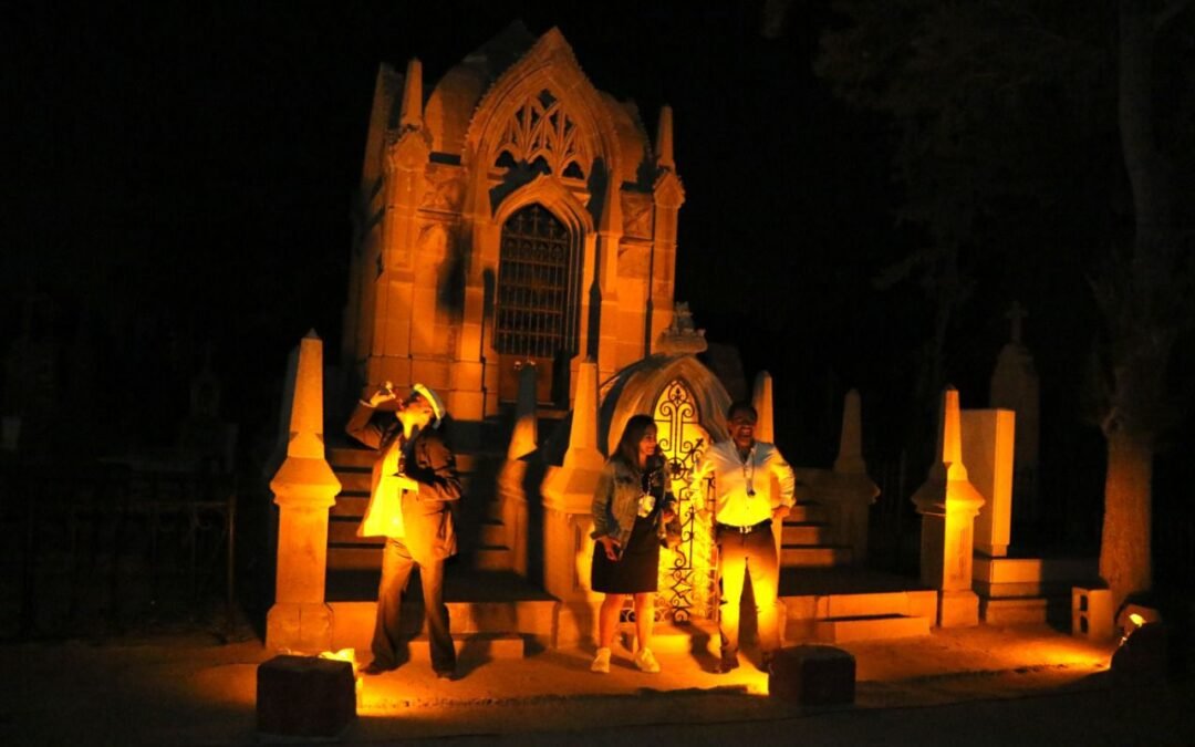 Recorrido por el Museo Funerario Panteón del Saucito, cautivó a Alcaldes y directores de Cultura de México