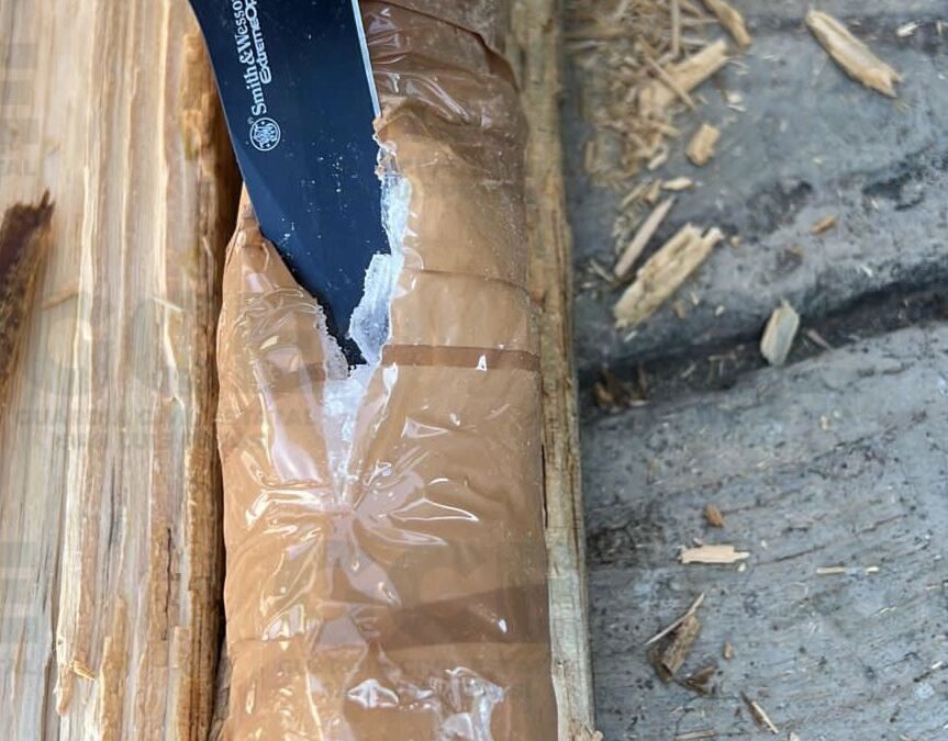 PREVENCIÓN Y REINSERCIÓN SOCIAL INFORMA SOBRE DECOMISO DE DROGA OCULTA ENTRE MADERA
