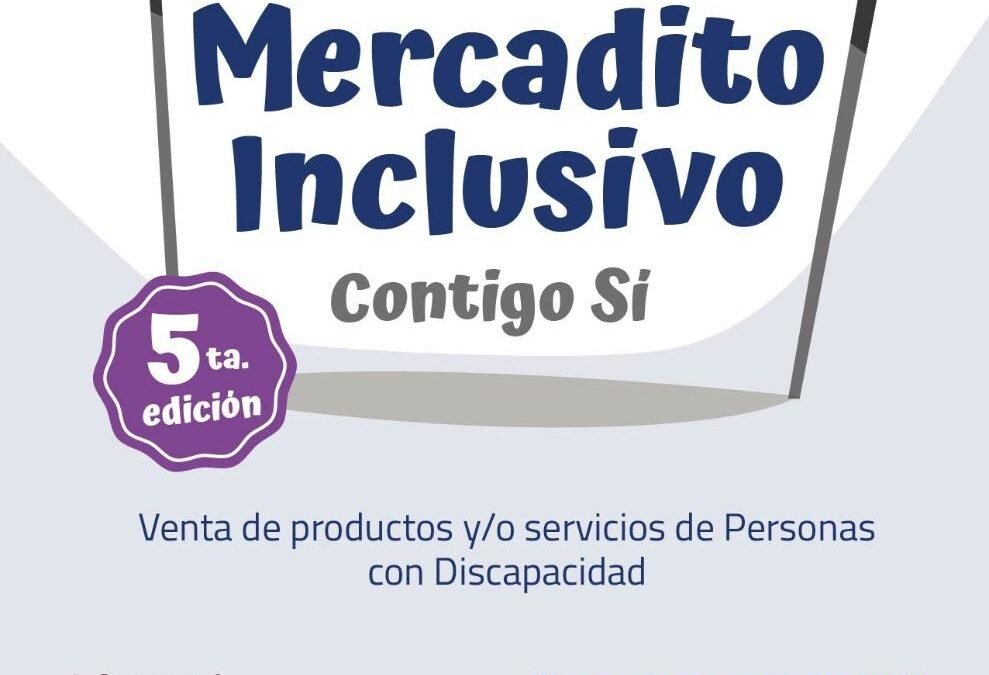DIF Municipal invita a la 5 edición del Mercadito Inclusivo