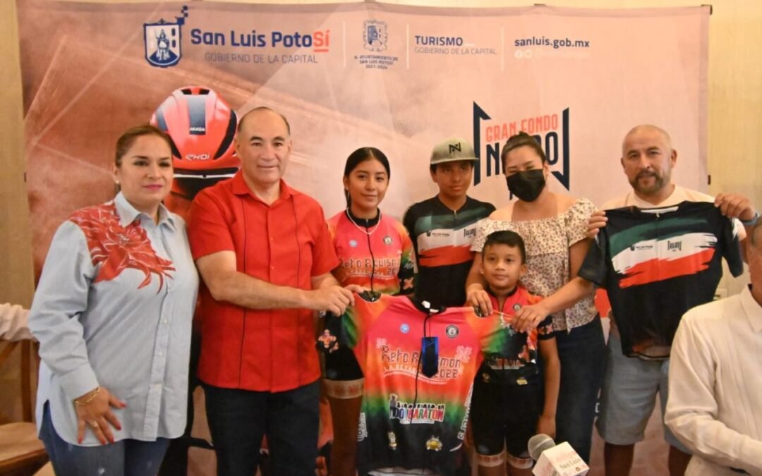 En Cd. Valles, alcalde Enrique Galindo presenta el Gran Fondo Nairo México 2022