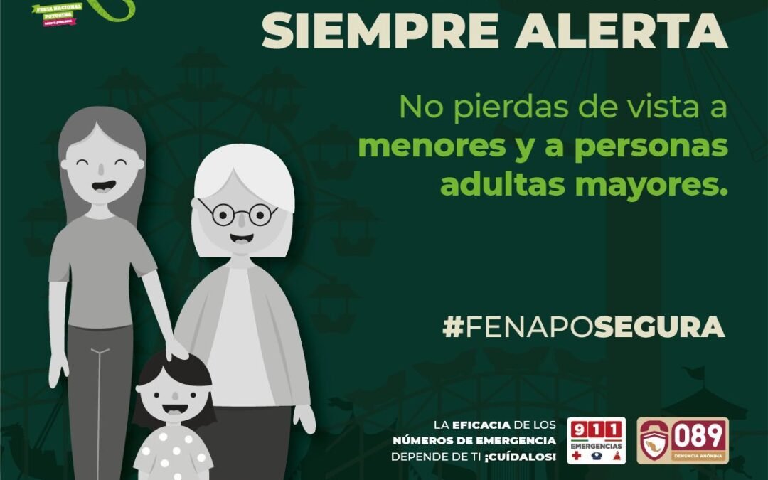 SEGURIDAD ESTATAL REITERA MEDIDAS PARA EVITAR EXTRAVÍO DE MENORES EN LA FENAPO