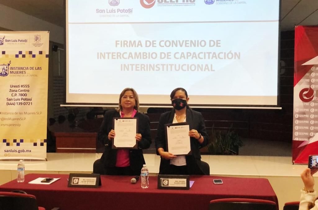 INSTANCIA DE LAS MUJERES FIRMA CONVENIO DE COLABORACIÓN CON EL CEEPAC
