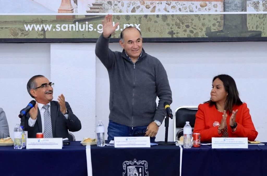 El segundo año de administración destacará por la gran cantidad de obras y acciones en pro de SLP: alcalde Enrique Galindo