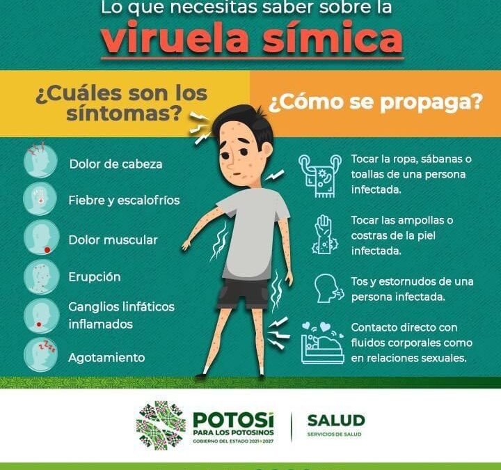 DETECTAN NUEVO CASO DE VIRUELA SÍMICA EN SLP